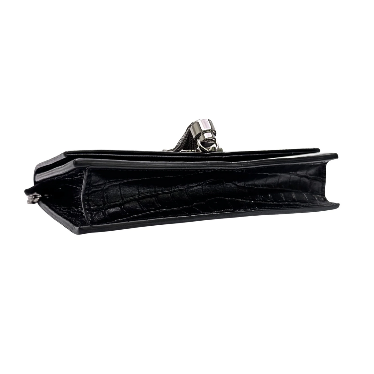 Saint Laurent Kate Shoulder Bag Leather Black - Lost Designer