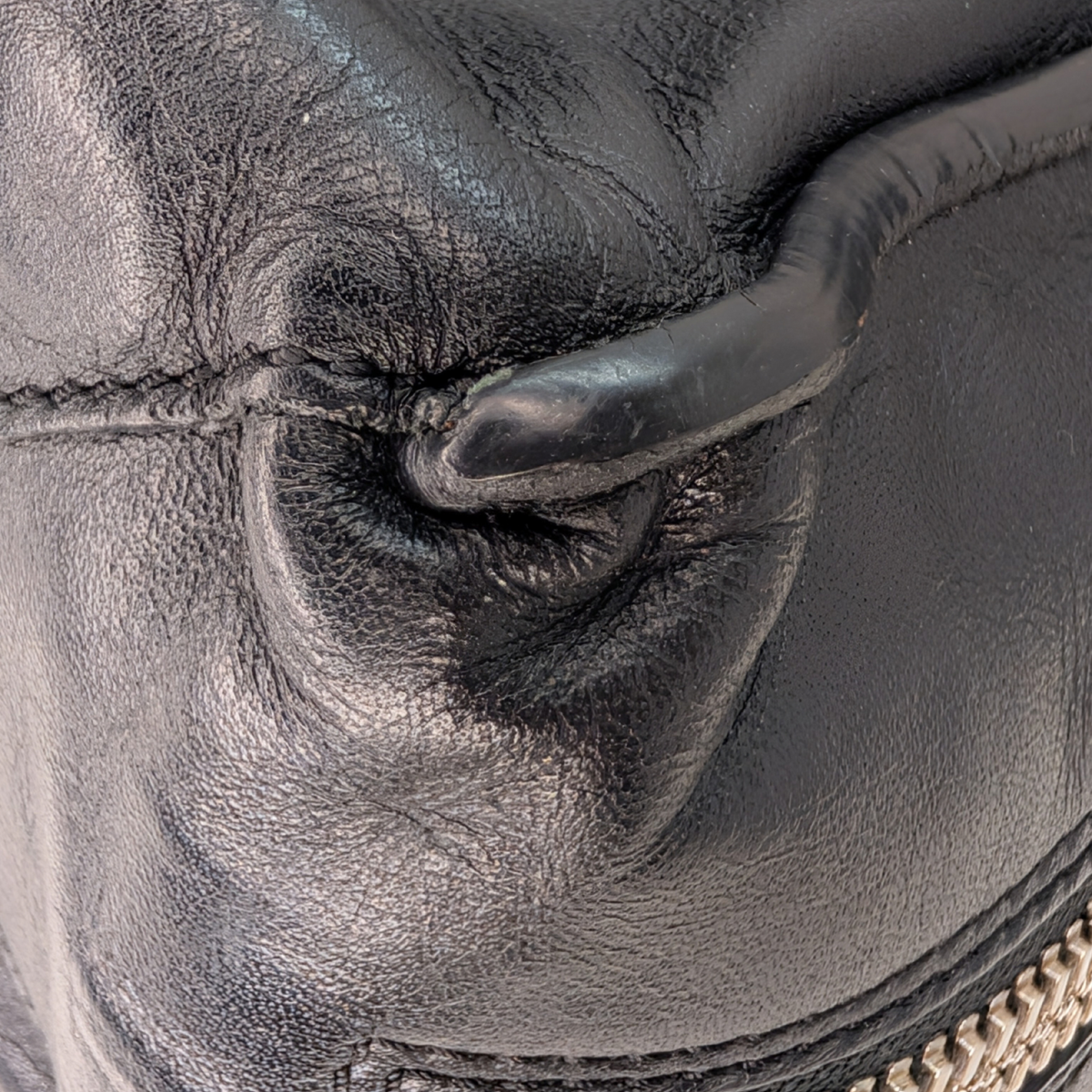 Balenciaga Supple Calfskin Papier A4 Zip Around Large Tote Black