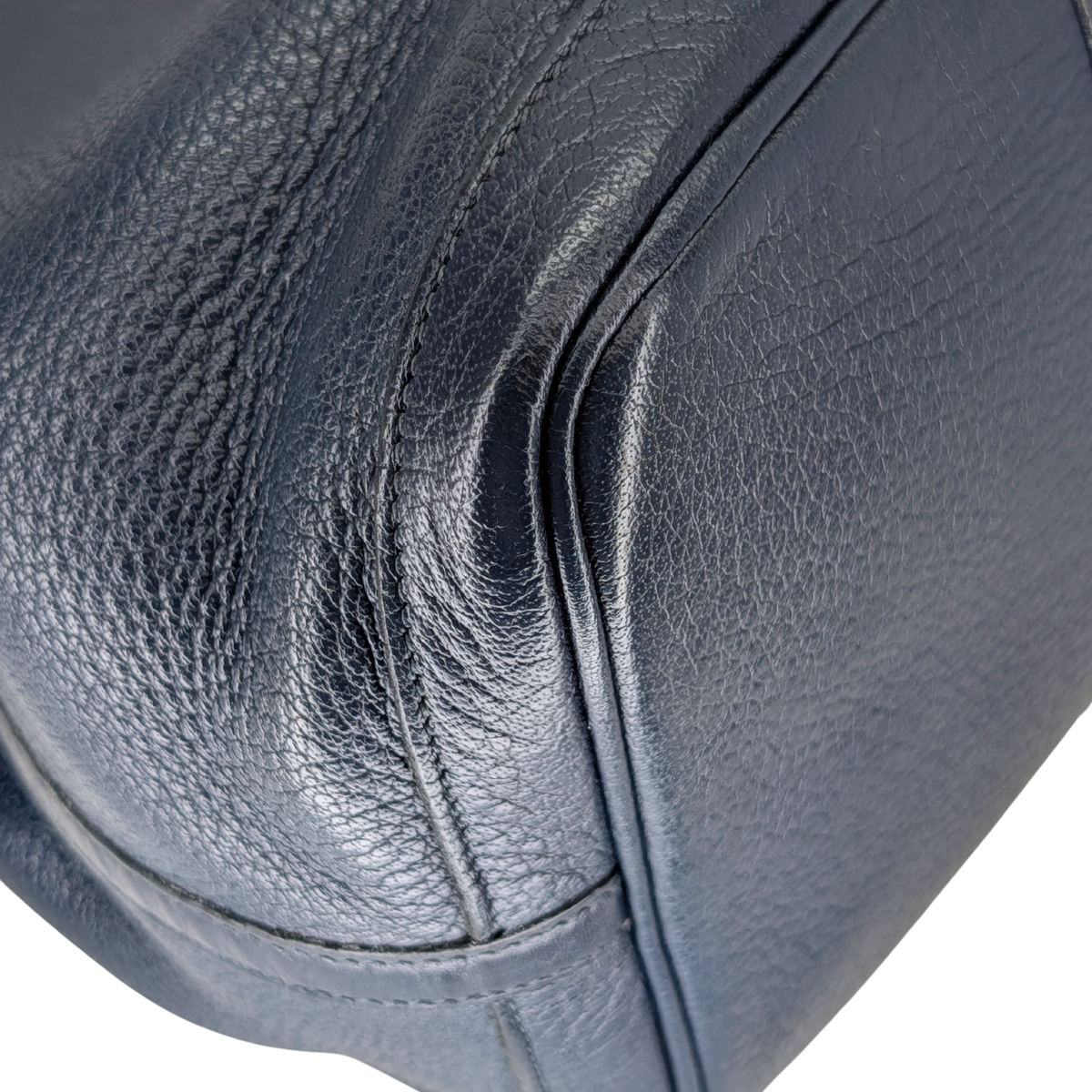 Hermes Garden Party 36 Negonda Square L Stamp Dark Navy