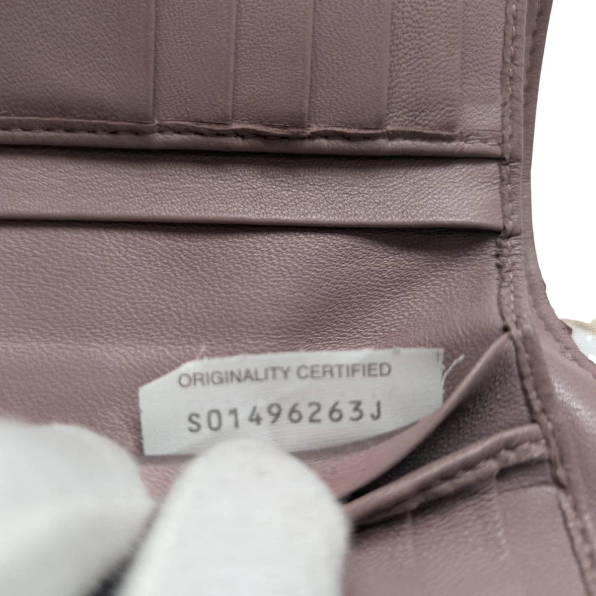 Bottega Veneta Intreciatto Vintage Wallet Leather Pink - Lost Designer