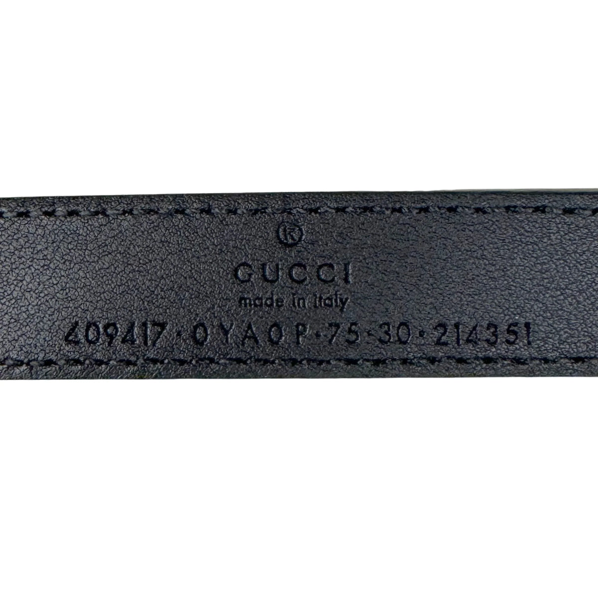 Gucci GG Marmont Thin Belt Black 90 - Lost Designer