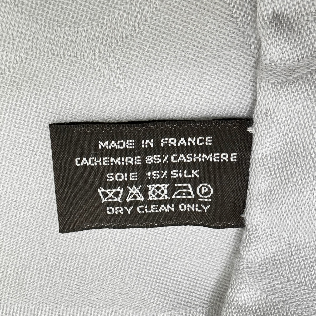 Hermès Silk Cashmere Scarf Grey - Lost Designer