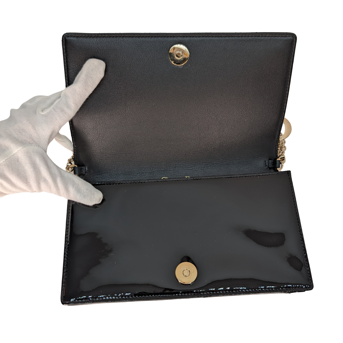 Dior Lady Crossbody Pouch Black