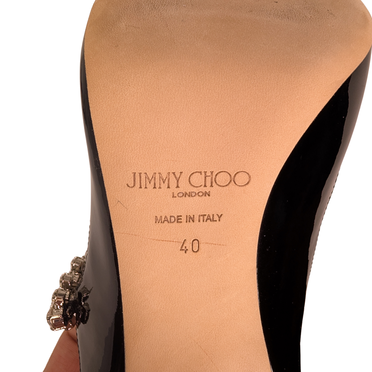 Jimmy Choo Bing 100 Heels Black 40