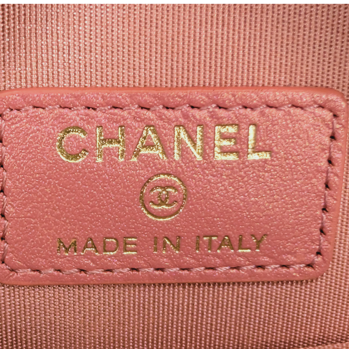 Chanel 19 Round Clutch with Chain Iridescent Pink Bag