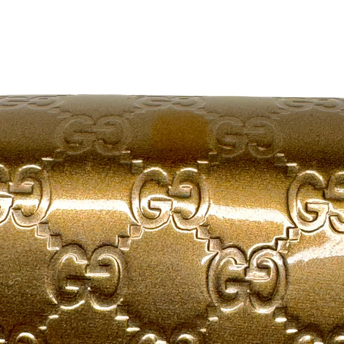 Gucci Leather Wallet on Chain Metallic Silver-Bronze - Lost Designer