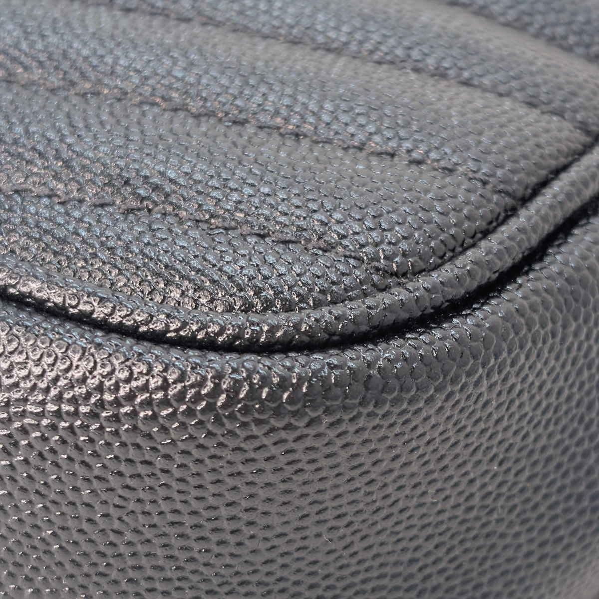 Saint Laurent Lou Mini Grain leather camera bag SHW