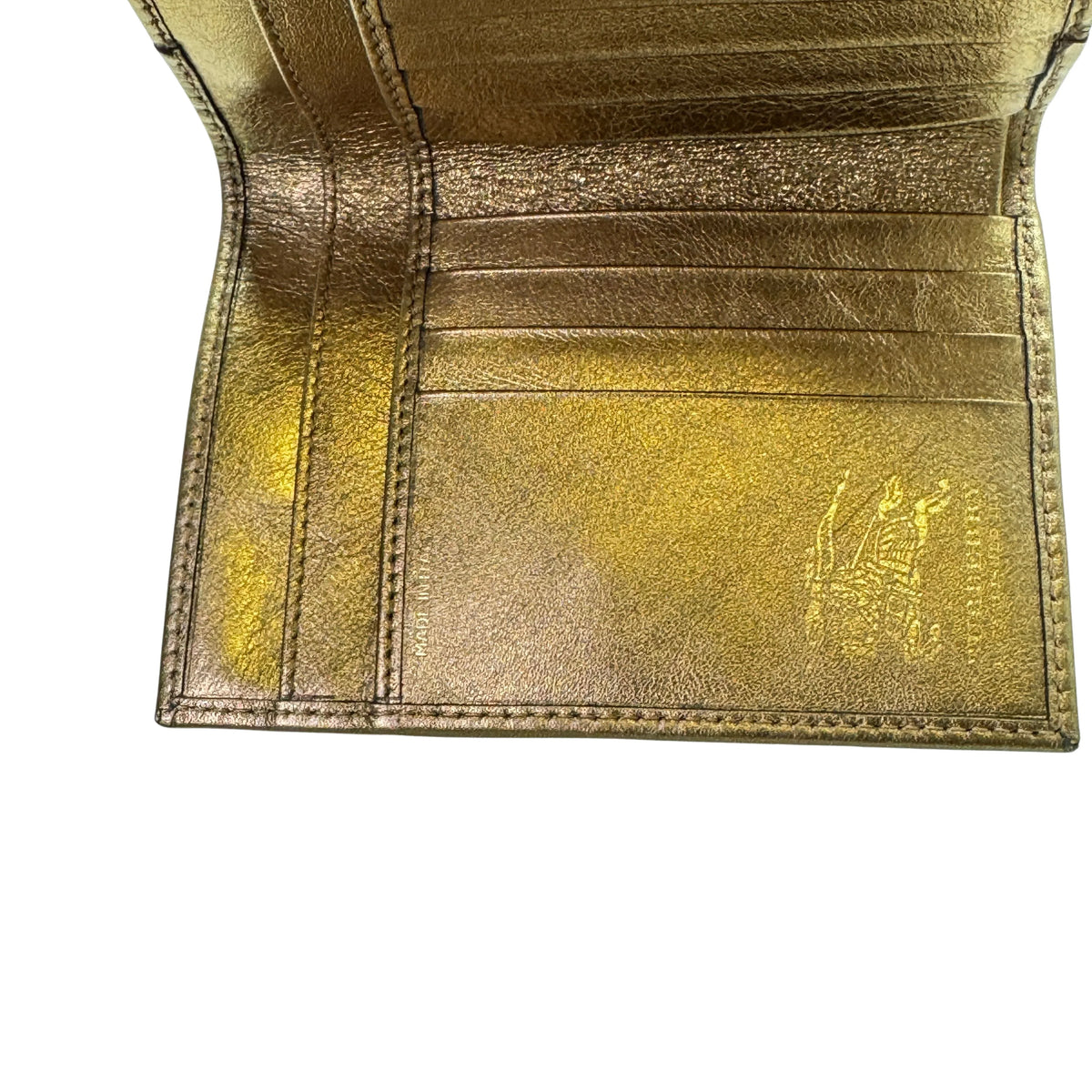 Burberry Wallet Leather Beige - Lost Designer