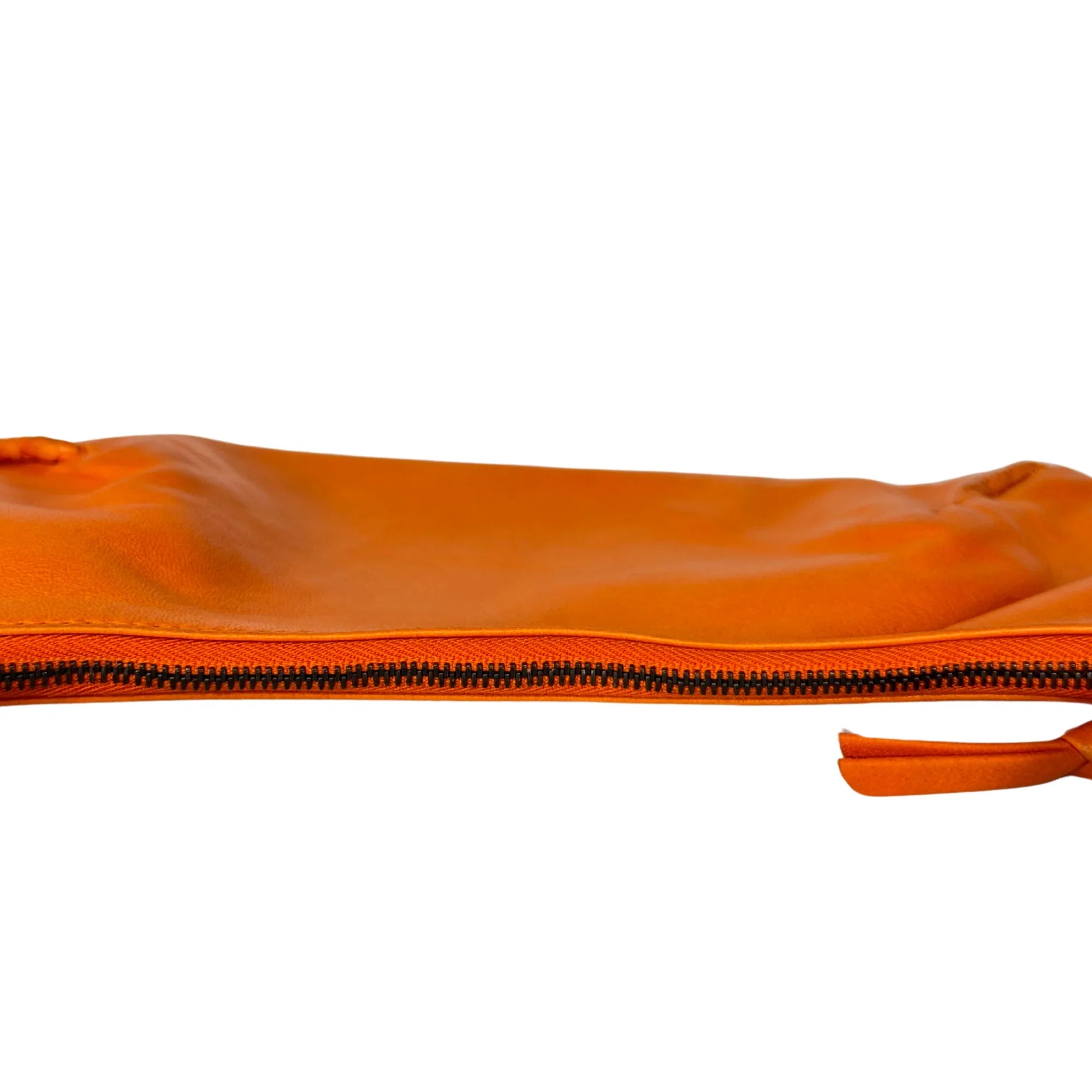 Bottega Veneta Orange Leather Mini Handbag - Lost Designer