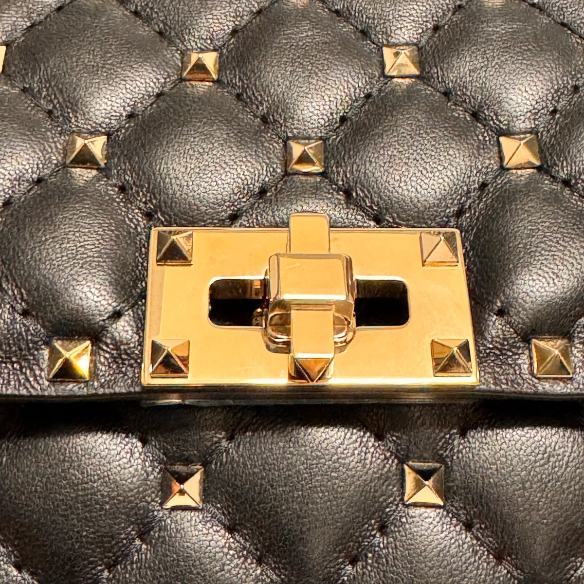 Valentino Garavani Rockstud Spike Bag Black - Lost Designer