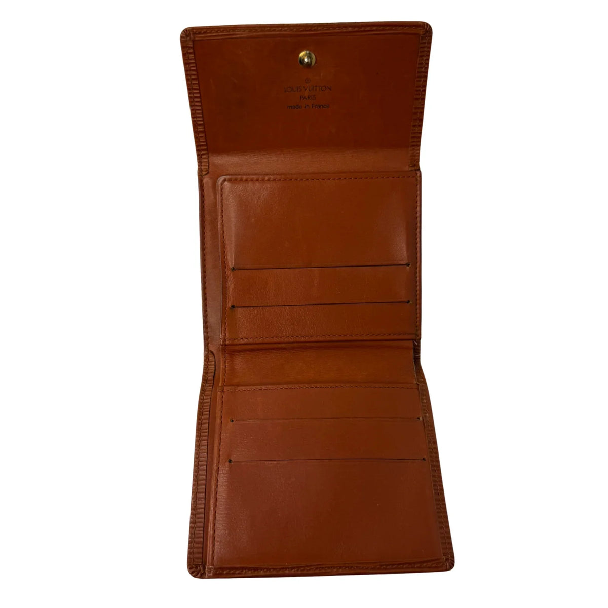 Louis Vuitton Epi Leather Compact Wallet Brown - Lost Designer
