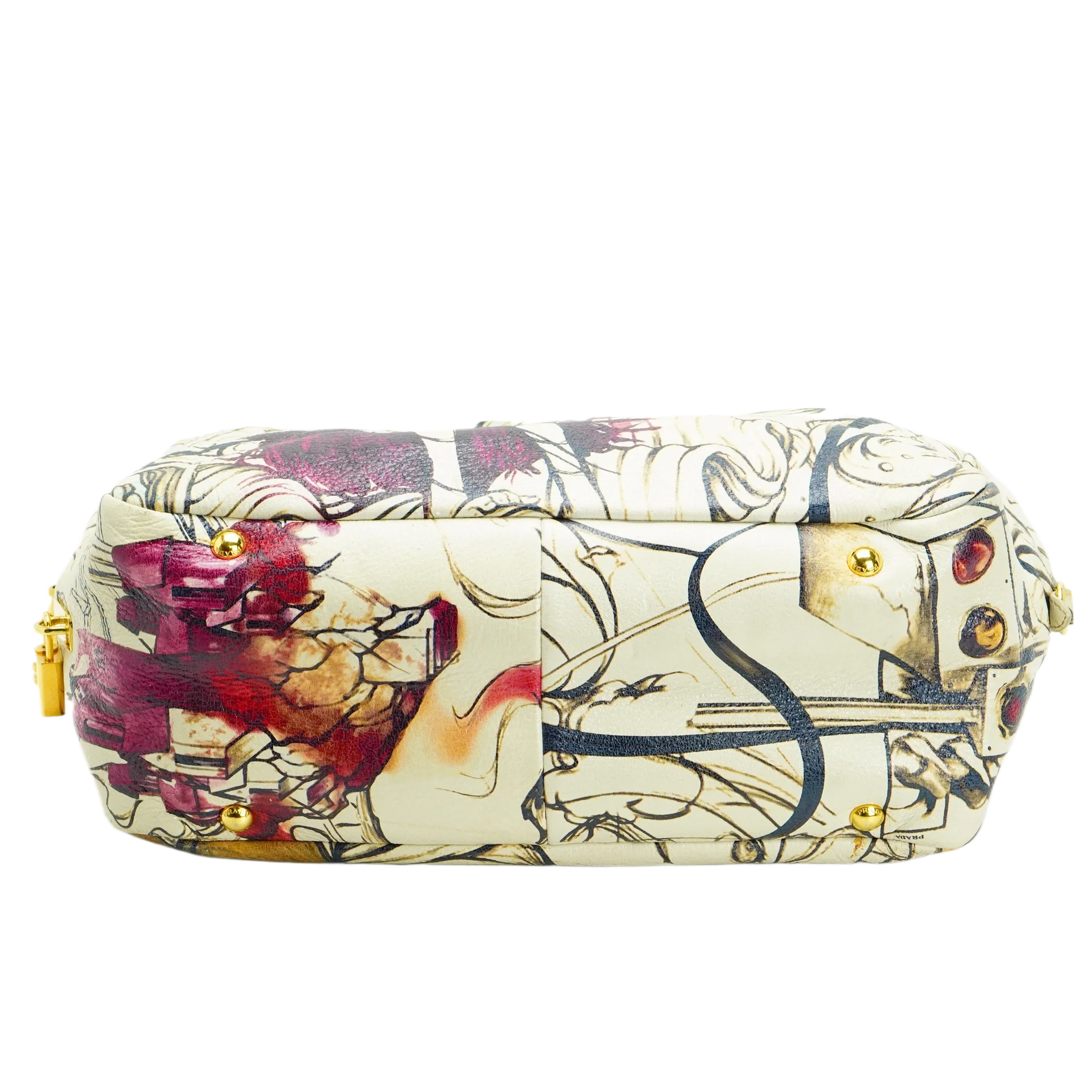 Prada x James Jean Spring 2008 Collection Fairy Bowler Abstract Handbag - Lost Designer