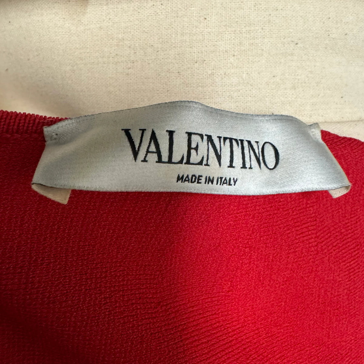 Valentino Flutter Sleeve Maxi Dress Red - Lost Designer