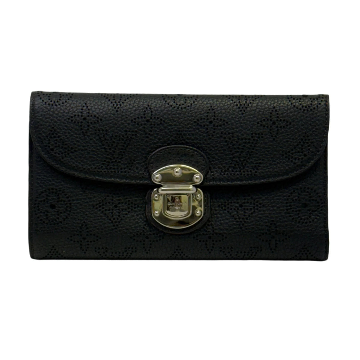 Louis Vuitton Mahina Amelia Long Wallet Black - Lost Designer