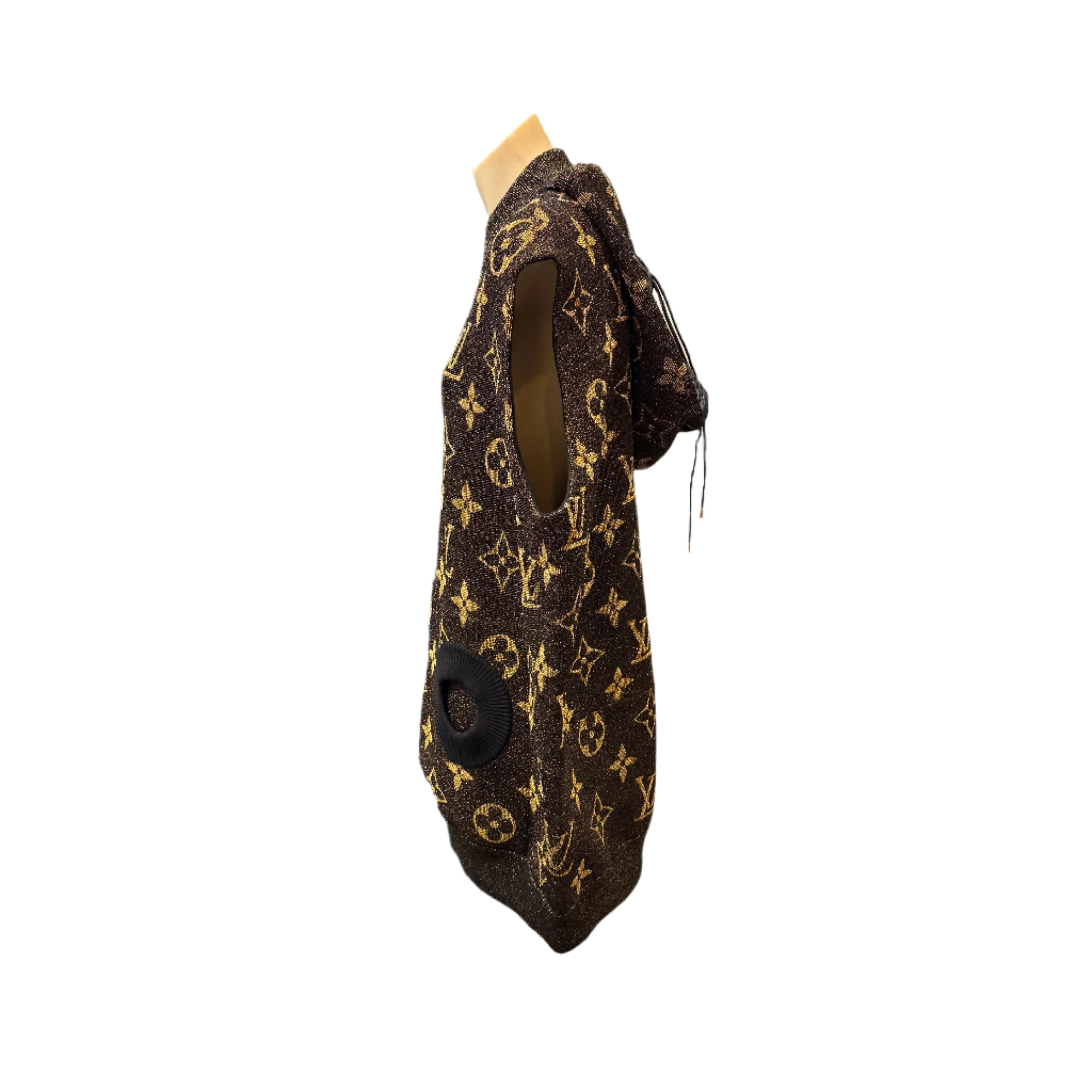 Louis Vuitton Monogram Lurex Hooded Vest Women's Small - Lost Designer