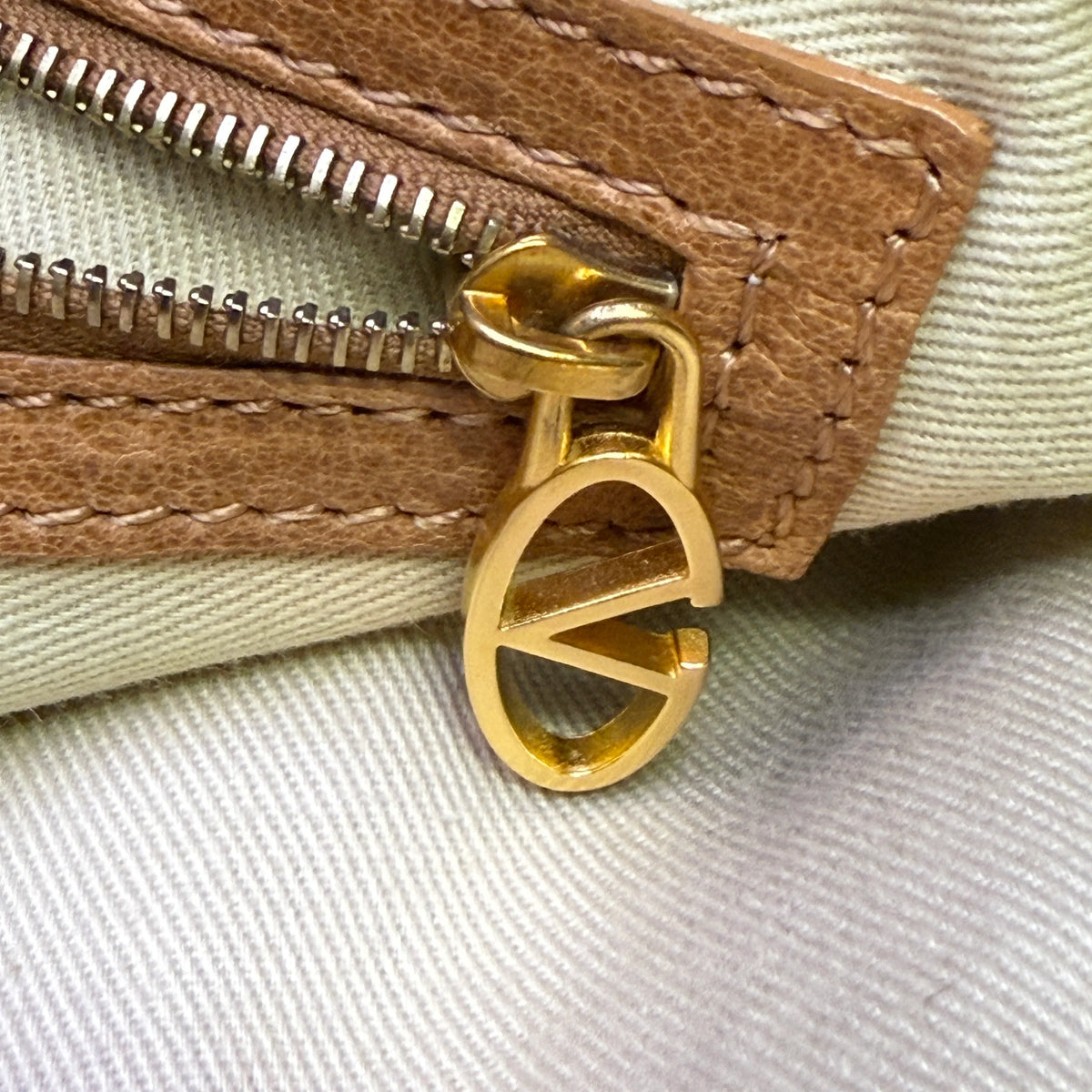 Valentino Shoulder Bag Leather Brown - Lost Designer