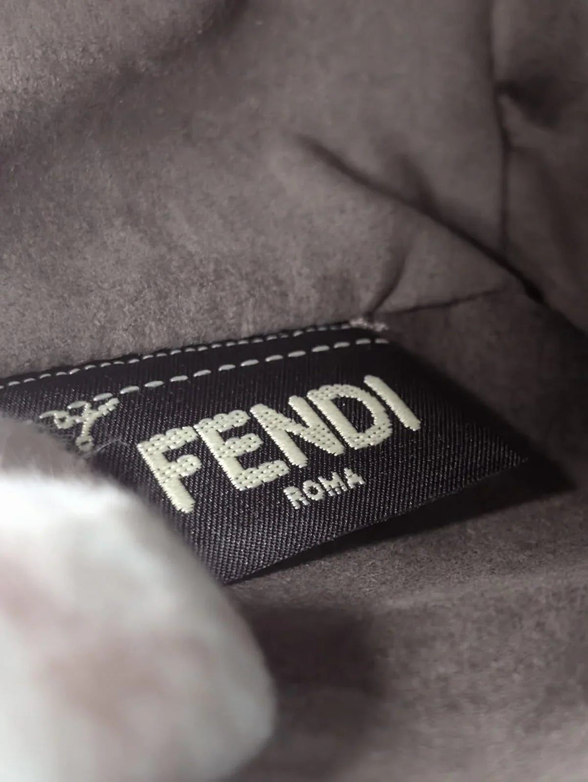 Fendi Dotcom Quilted Crossbody Bag Leather Red - Lost Designer