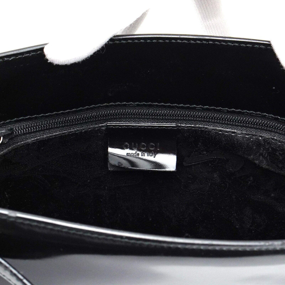 Gucci Patent Leather Bag Black - Lost Designer