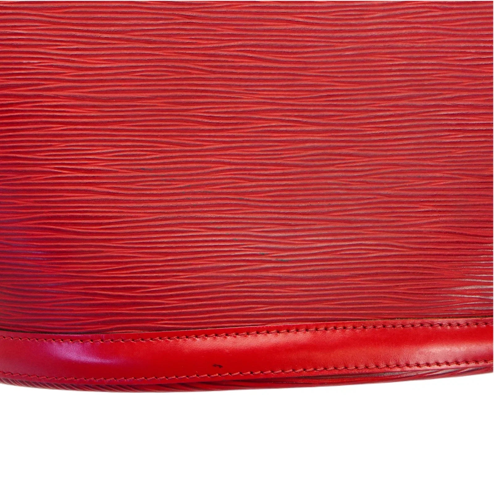 Louis Vuitton Saint Jacques Epi Leather Shoulder Bag Red - Lost Designer
