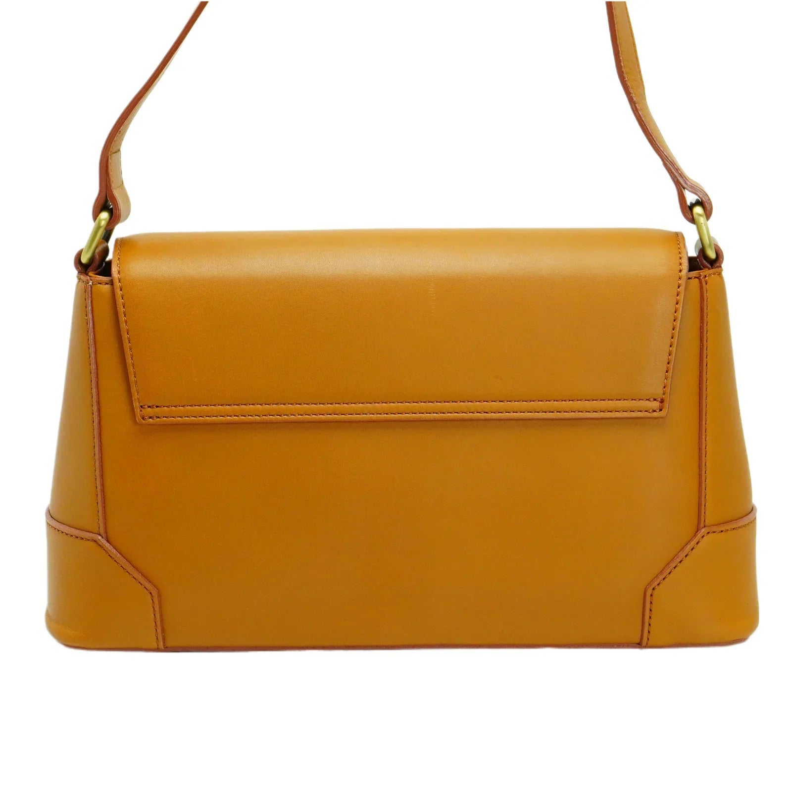 Burberry Leather Shoulder Bag Brown - Lost Designer