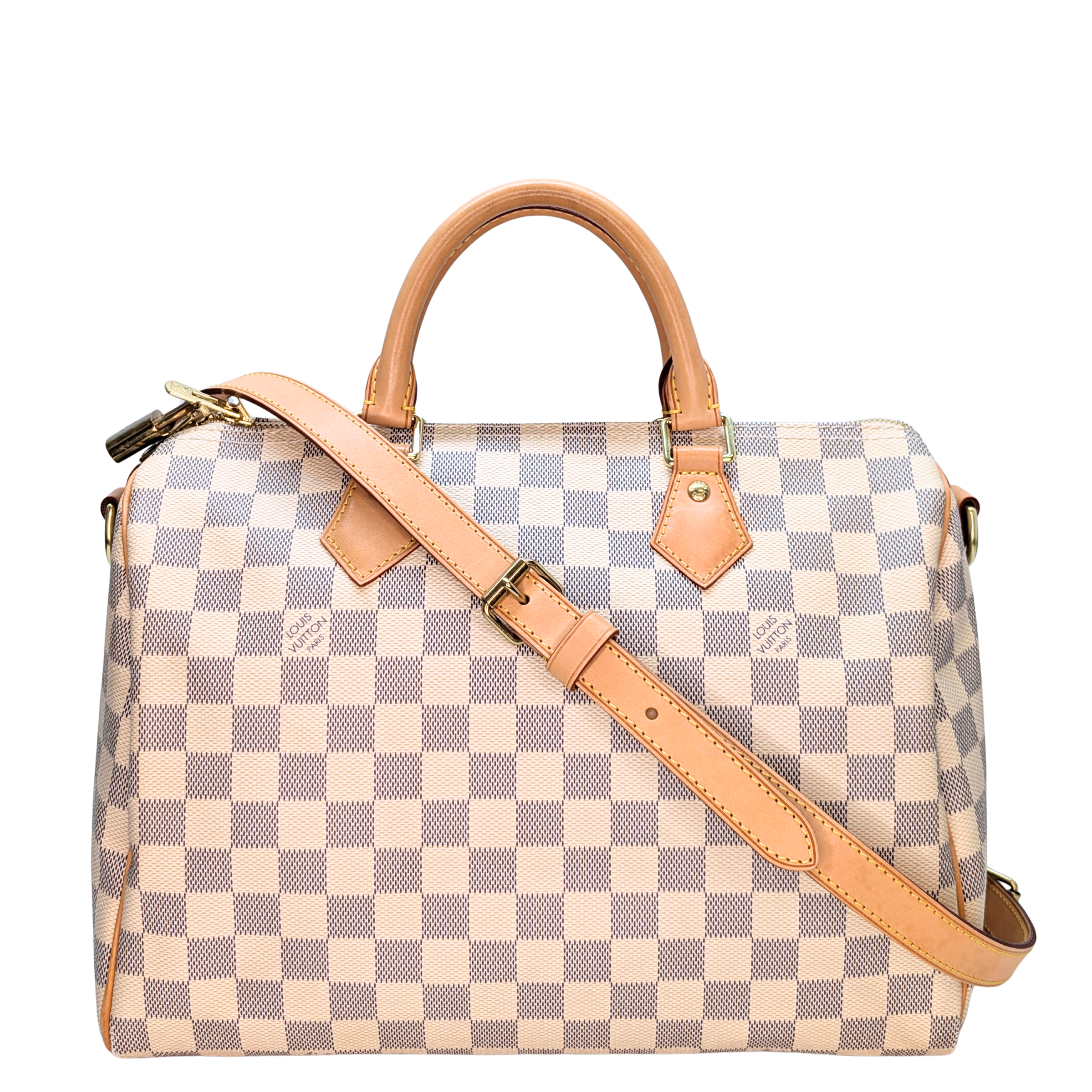 Louis Vuitton Speedy 30 Bandoulière in Damier Azur