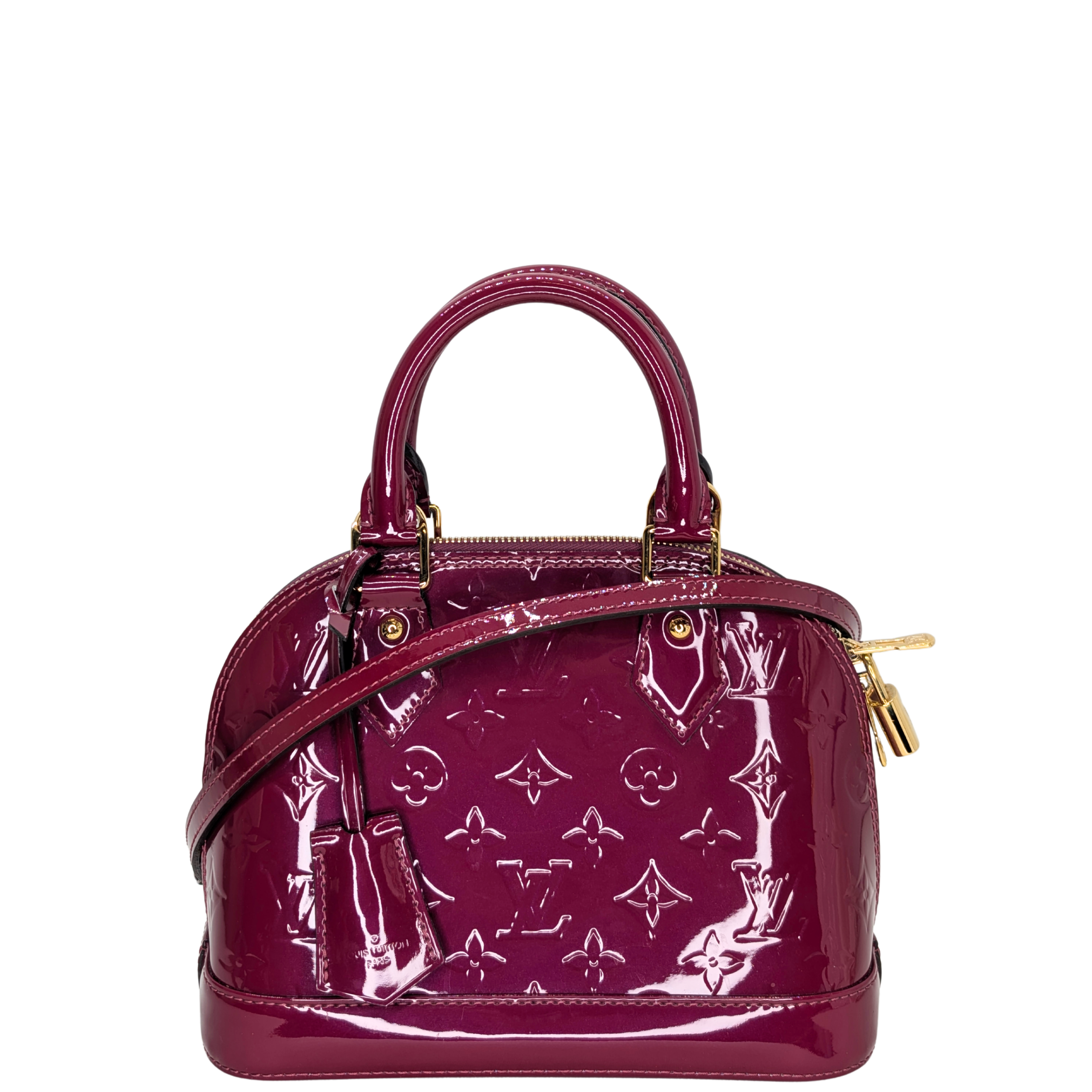 Pre-owned Louis Vuitton Alma BB Monogram Vernis bag