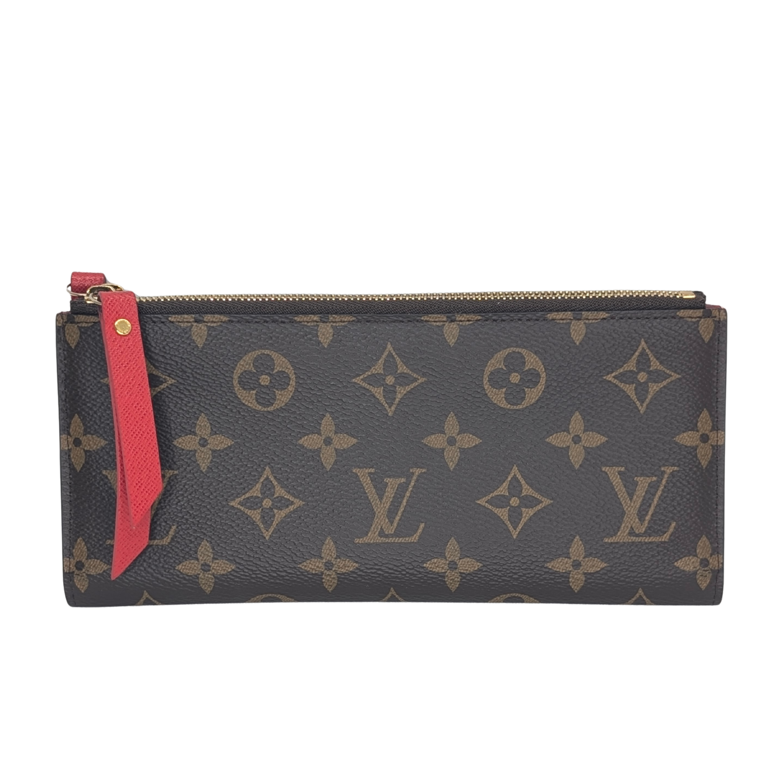 محفظة Adele من Louis Vuitton بقماش Monogram بلون Coquelicot
