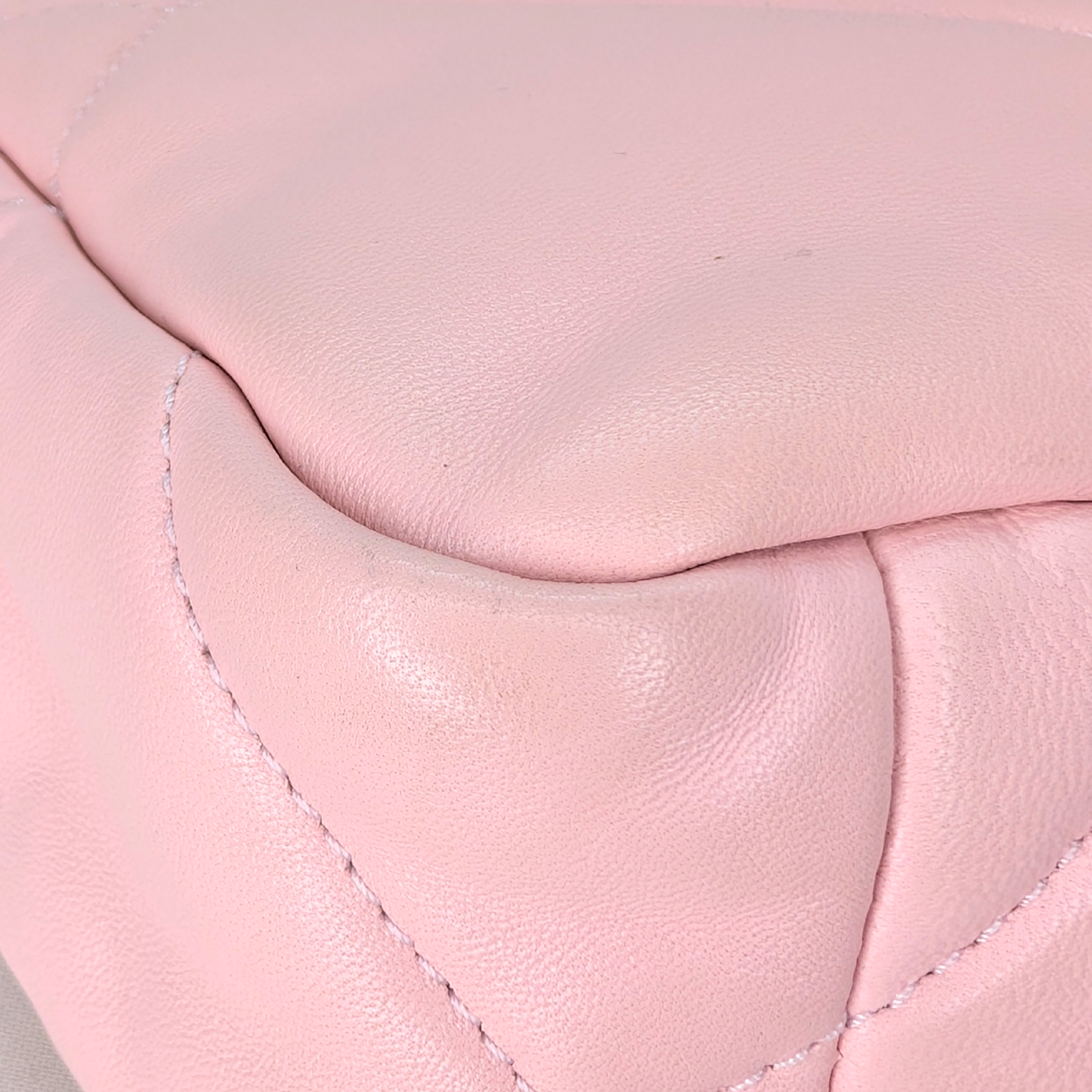 Chanel 19 Small Light Pink Lambskin Bag Microchip