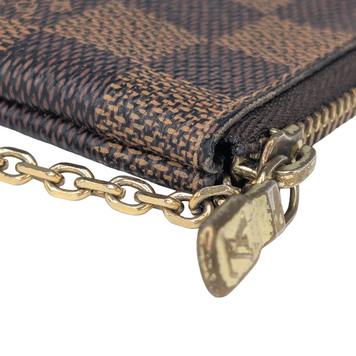 Louis Vuitton Damier Ebene Zippy Pouch Wallet Brown - Lost Designer
