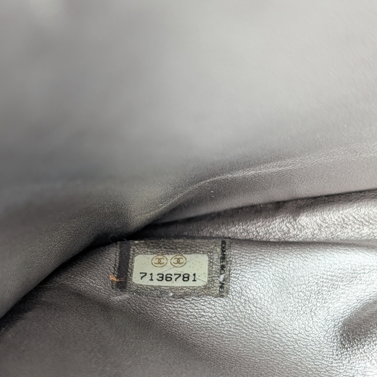 Chanel Vintage Canvas Crossbody Bag Beige