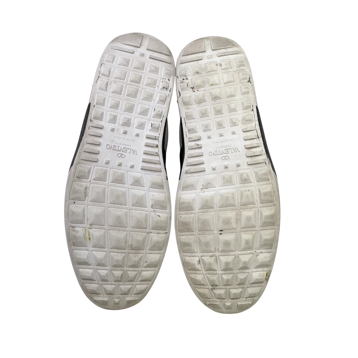 Valentino Open Slip On Sneaker White & Black Women's Size 38 - Lost Designer