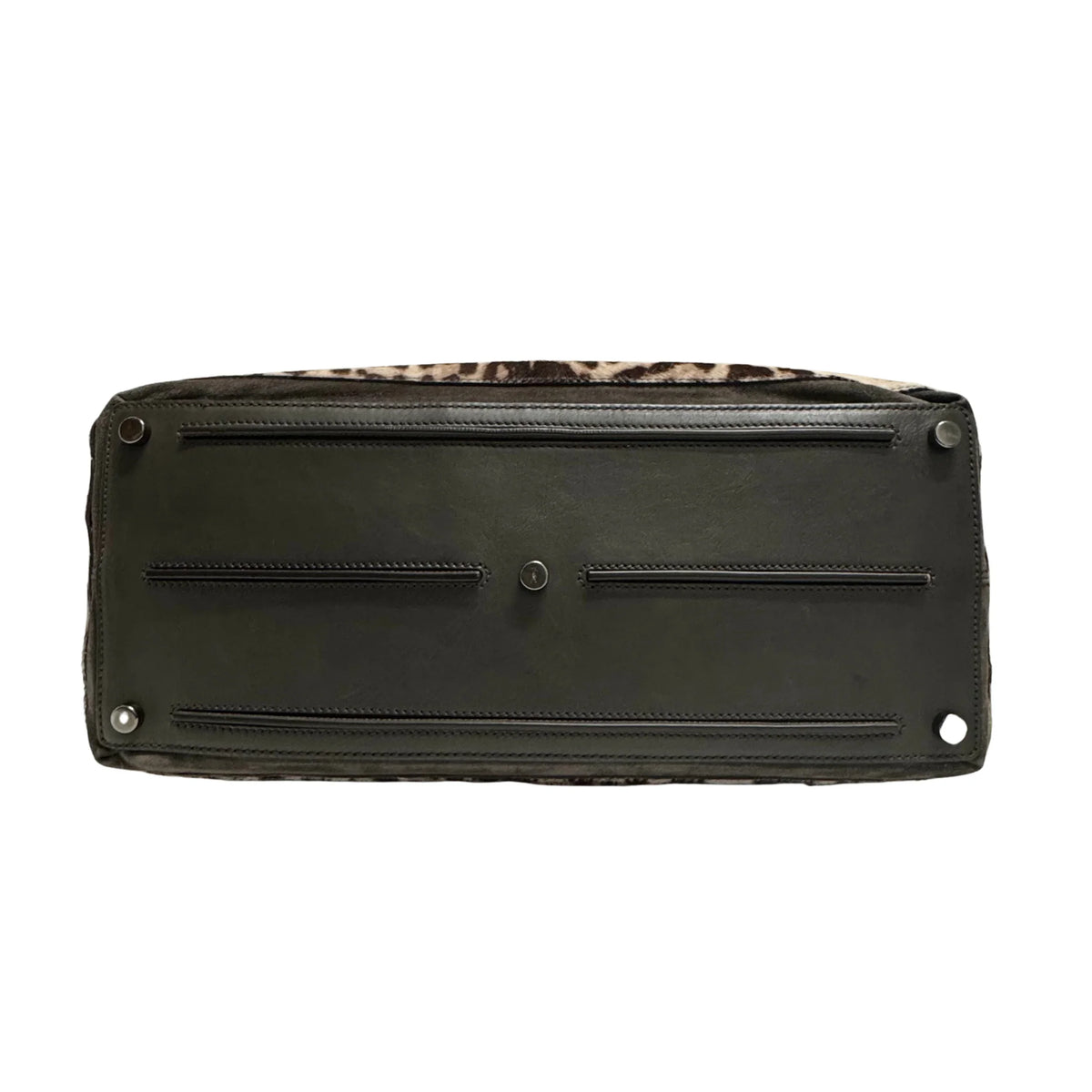 Saint Laurent Ponyhair Top Handle Bag Leopard - Lost Designer