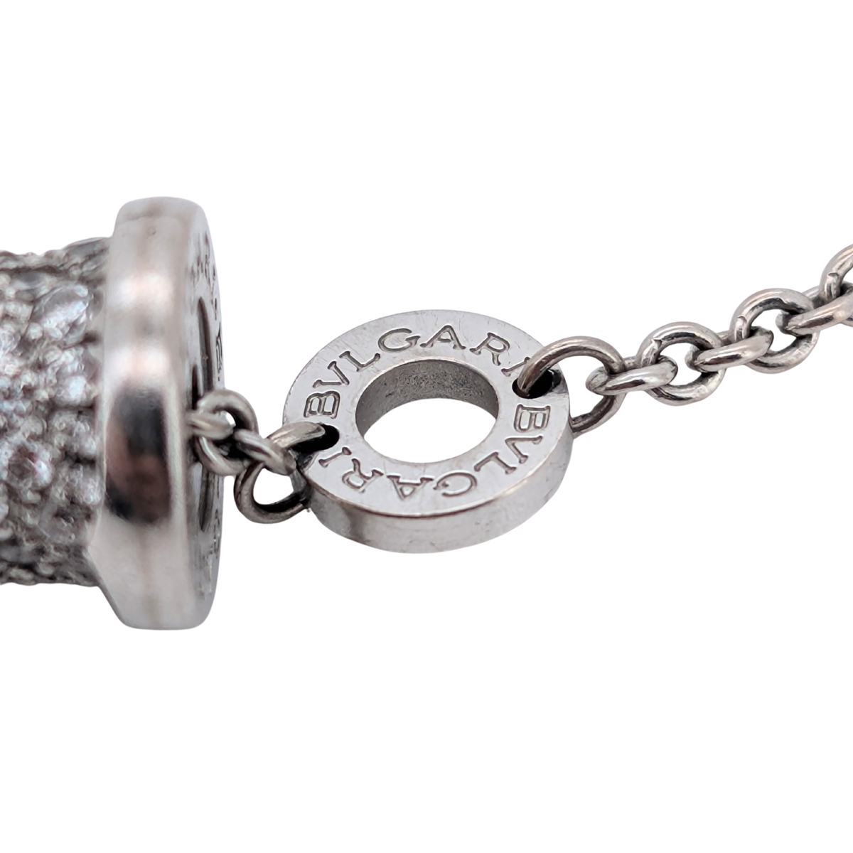 Bvlgari B.Zero1 Bracelet 18k White Gold with Diamonds