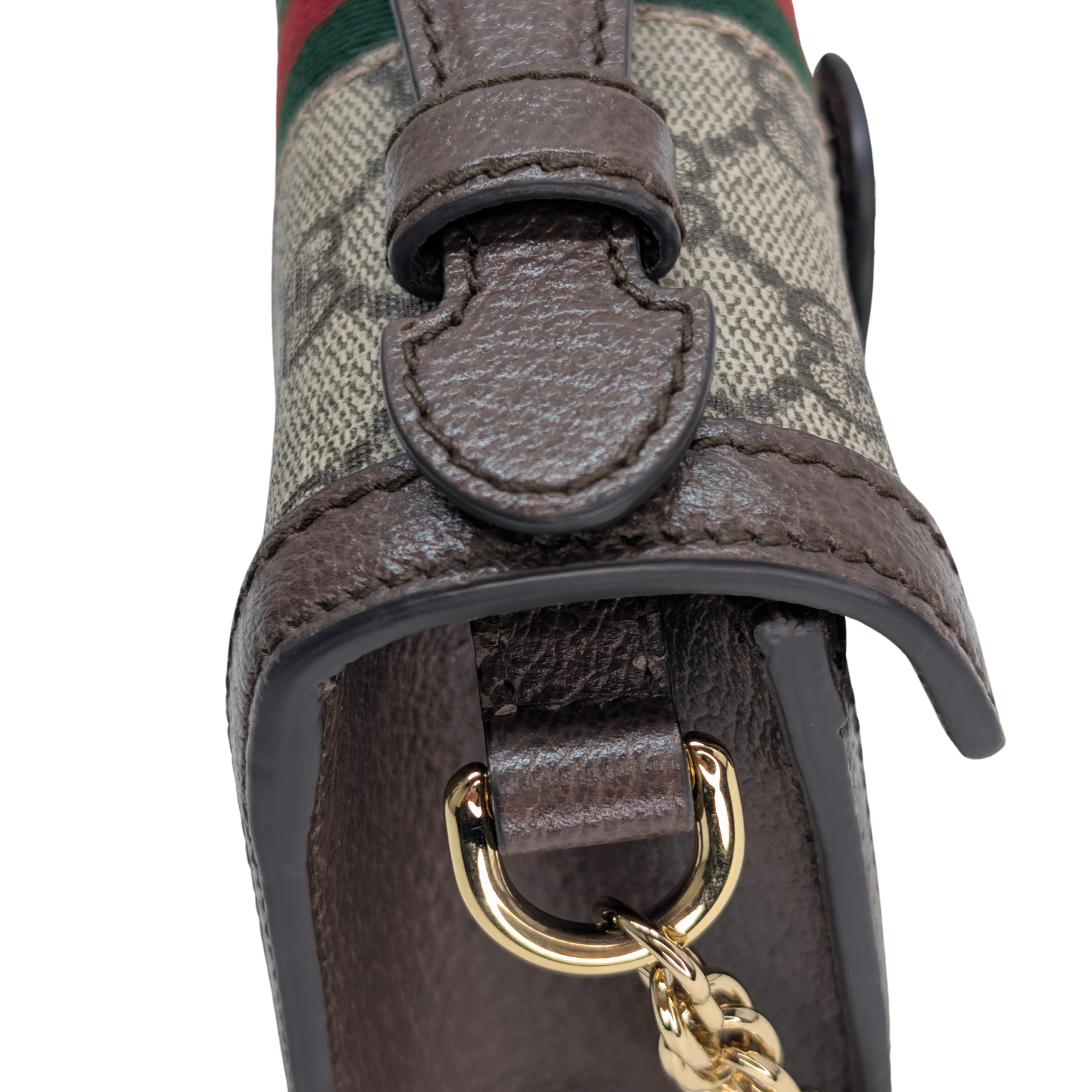 Gucci GG Supreme Ophidia Lock Mini Top Handle Shoulder Bag