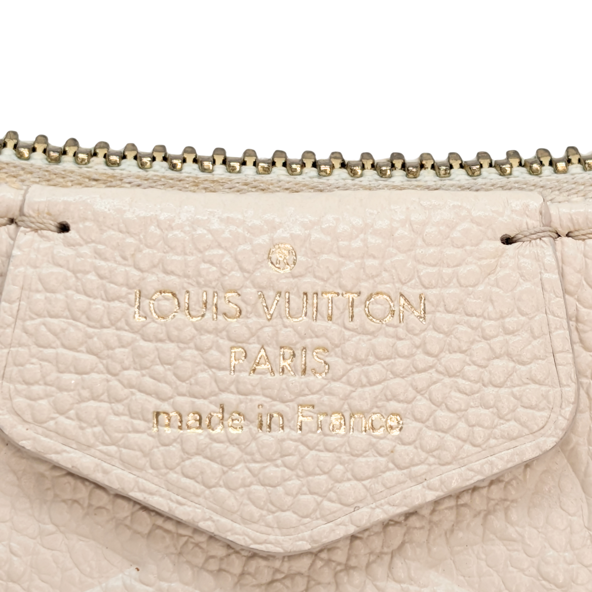 Louis Vuitton Easy Pouch On Strap Empreinte Leather White