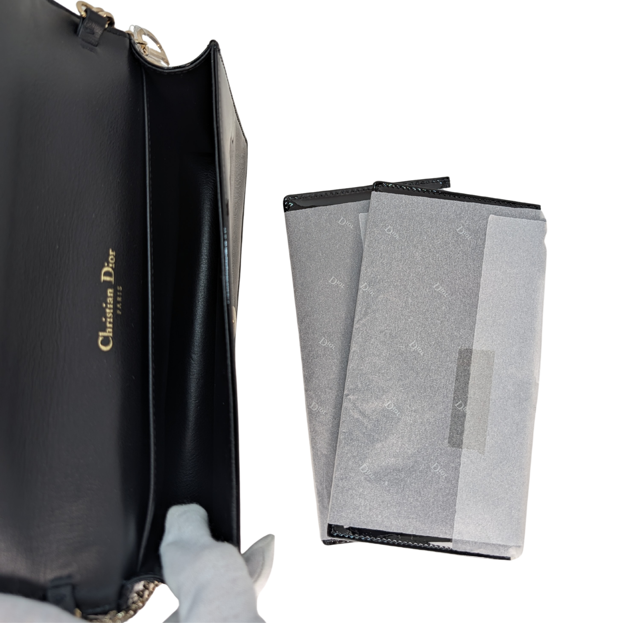 Dior Lady Crossbody Pouch Black