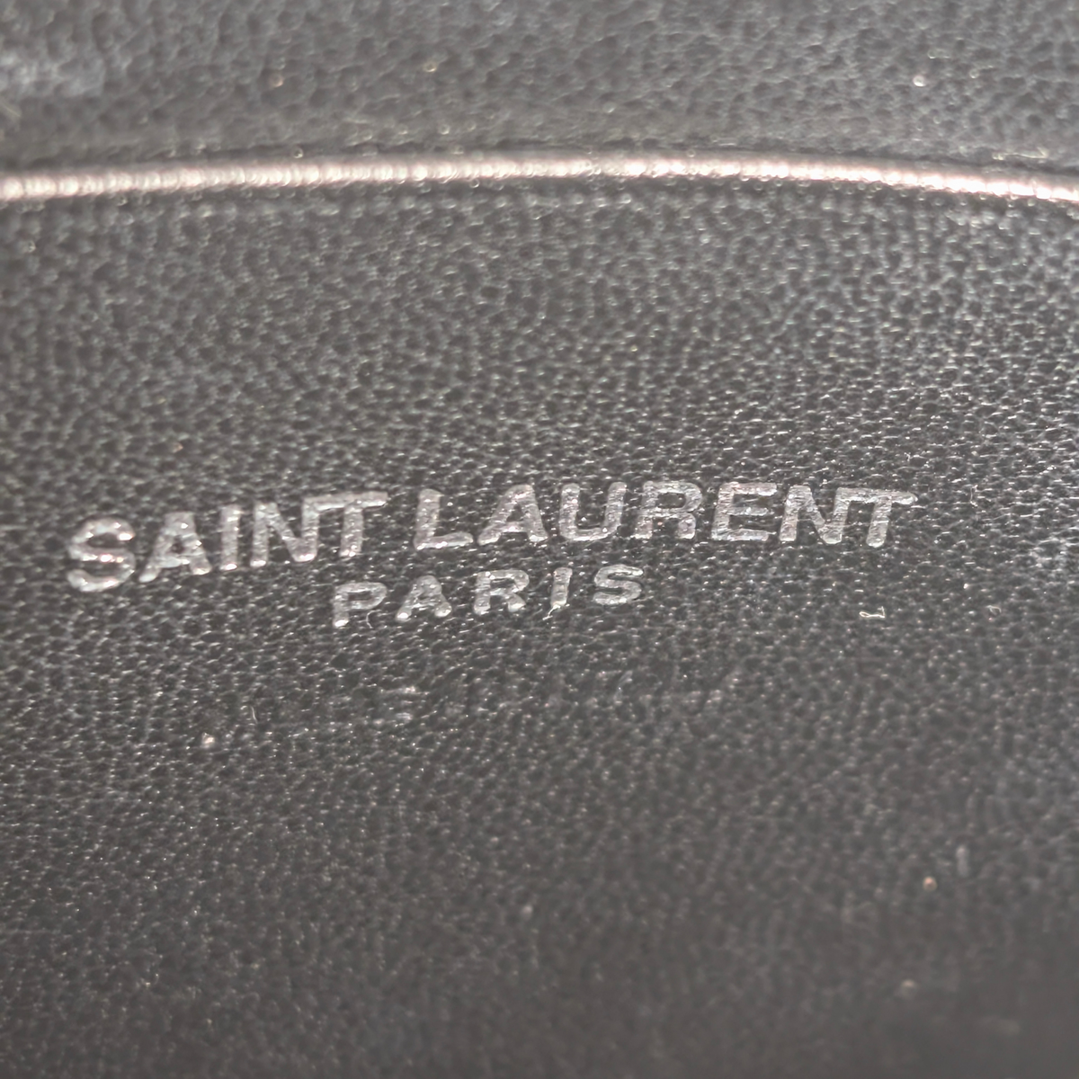 Saint Laurent Lou Mini Grain leather camera bag SHW