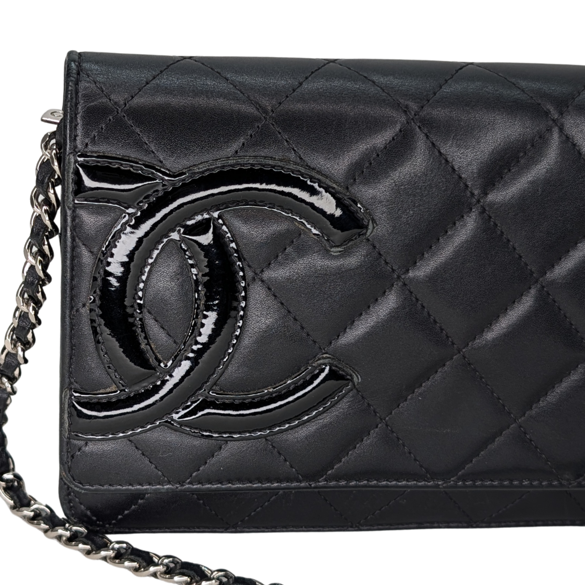 Chanel Wallet on Chain WOC Cambon Black