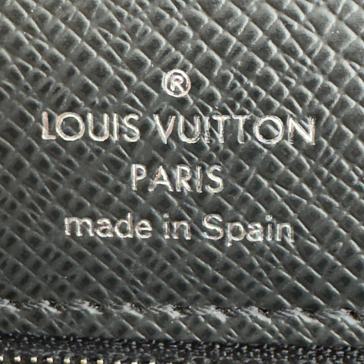 Louis Vuitton Taiga Pochette Belaia Ardoise Clutch Bag Black - Lost Designer