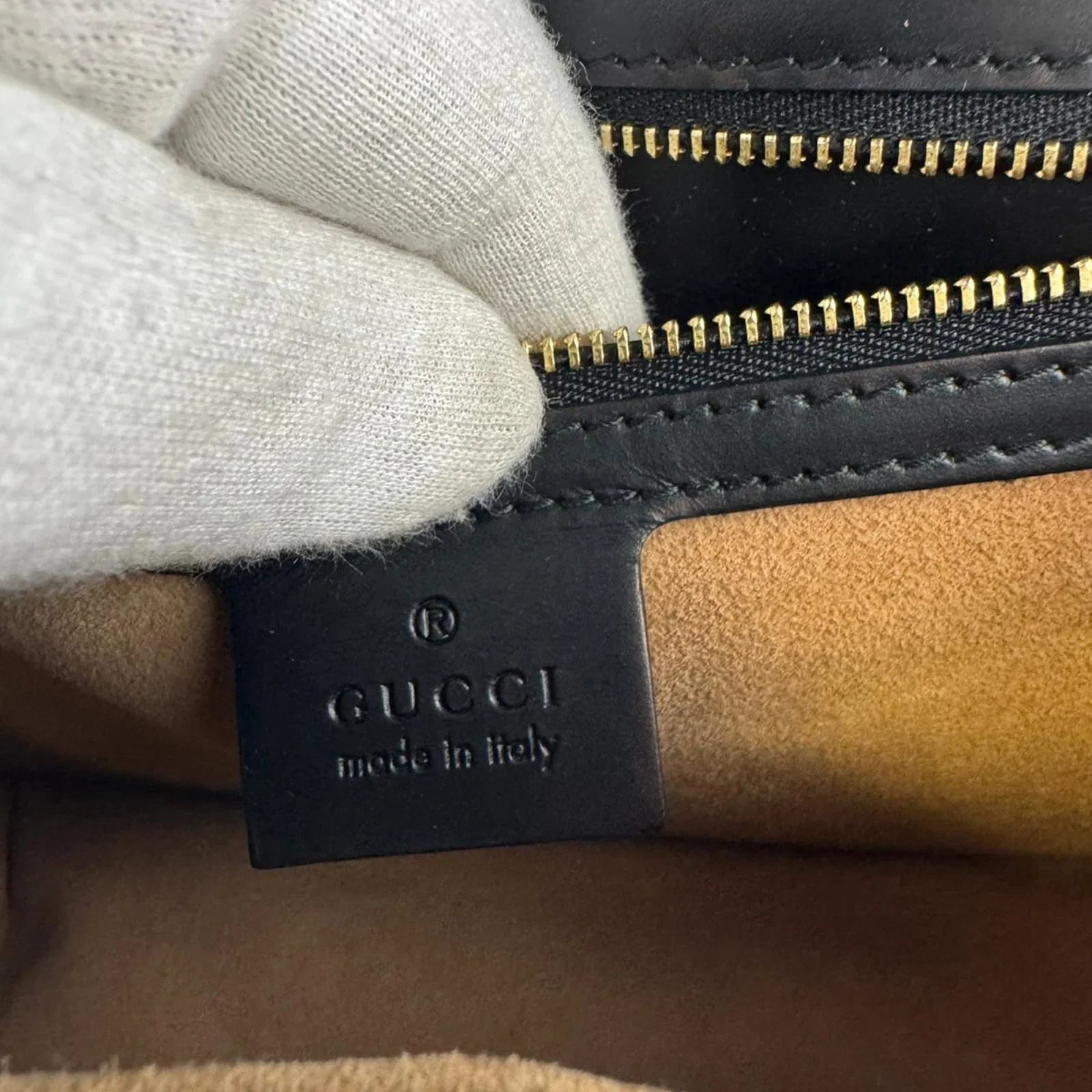 Gucci Small Sylvie Leather Black - Lost Designer
