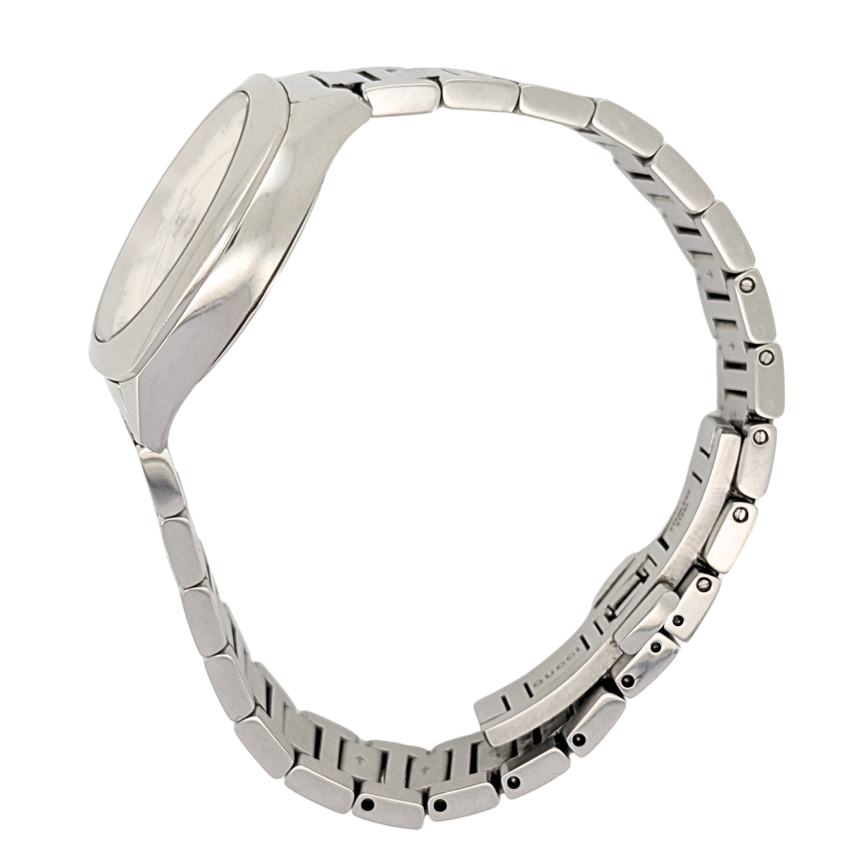 Gucci GG2570 Diamond White Watch YA142504