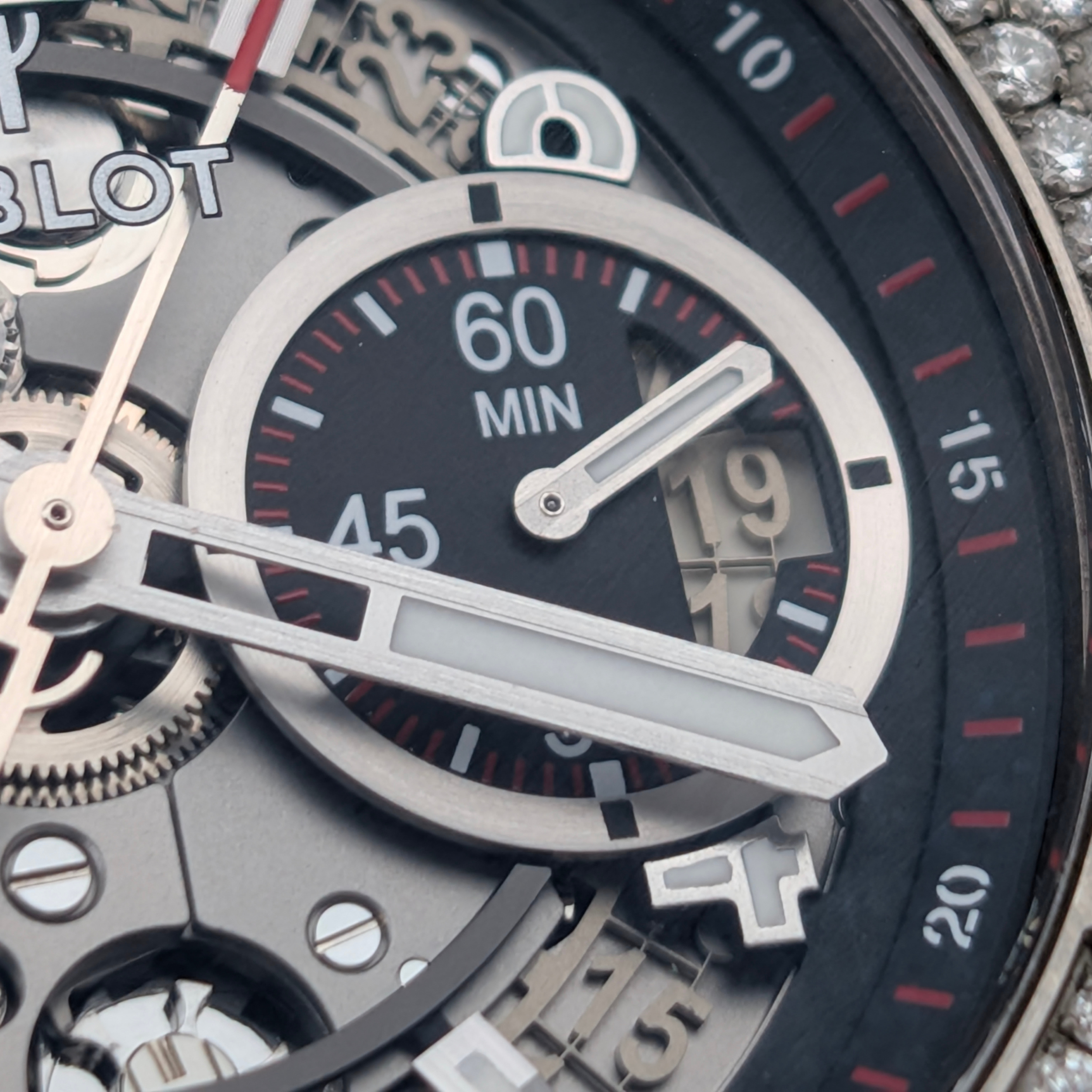 Hublot Big Bang Unico Titanium Pavé 411.NX.1170.RX.1704 Diamond