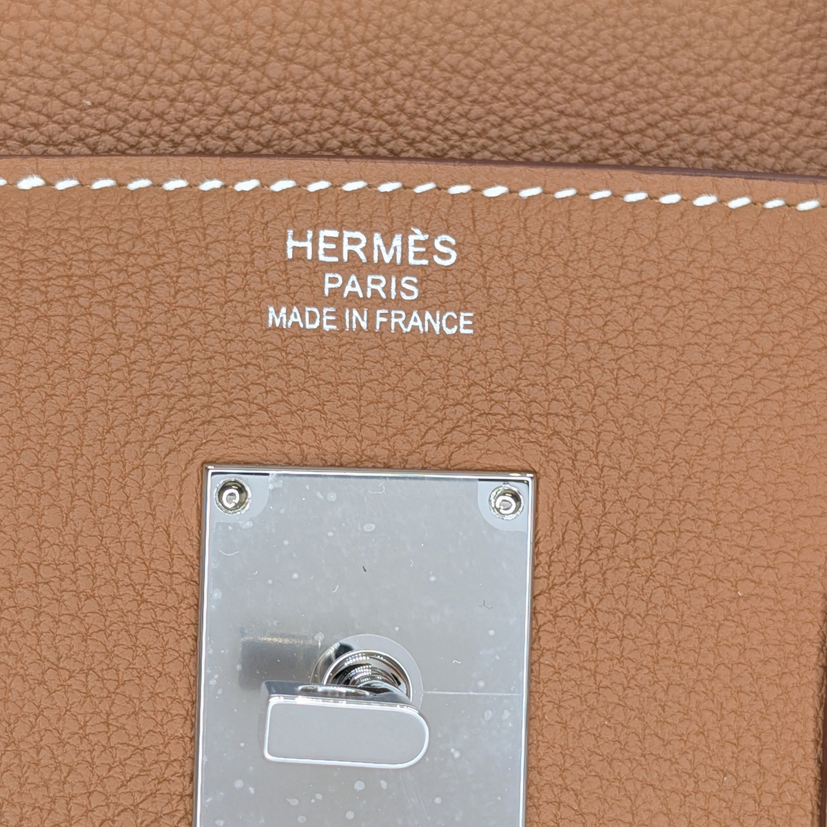 Hermes Hac Birkin 40 Togo Gold SHW Stamp B