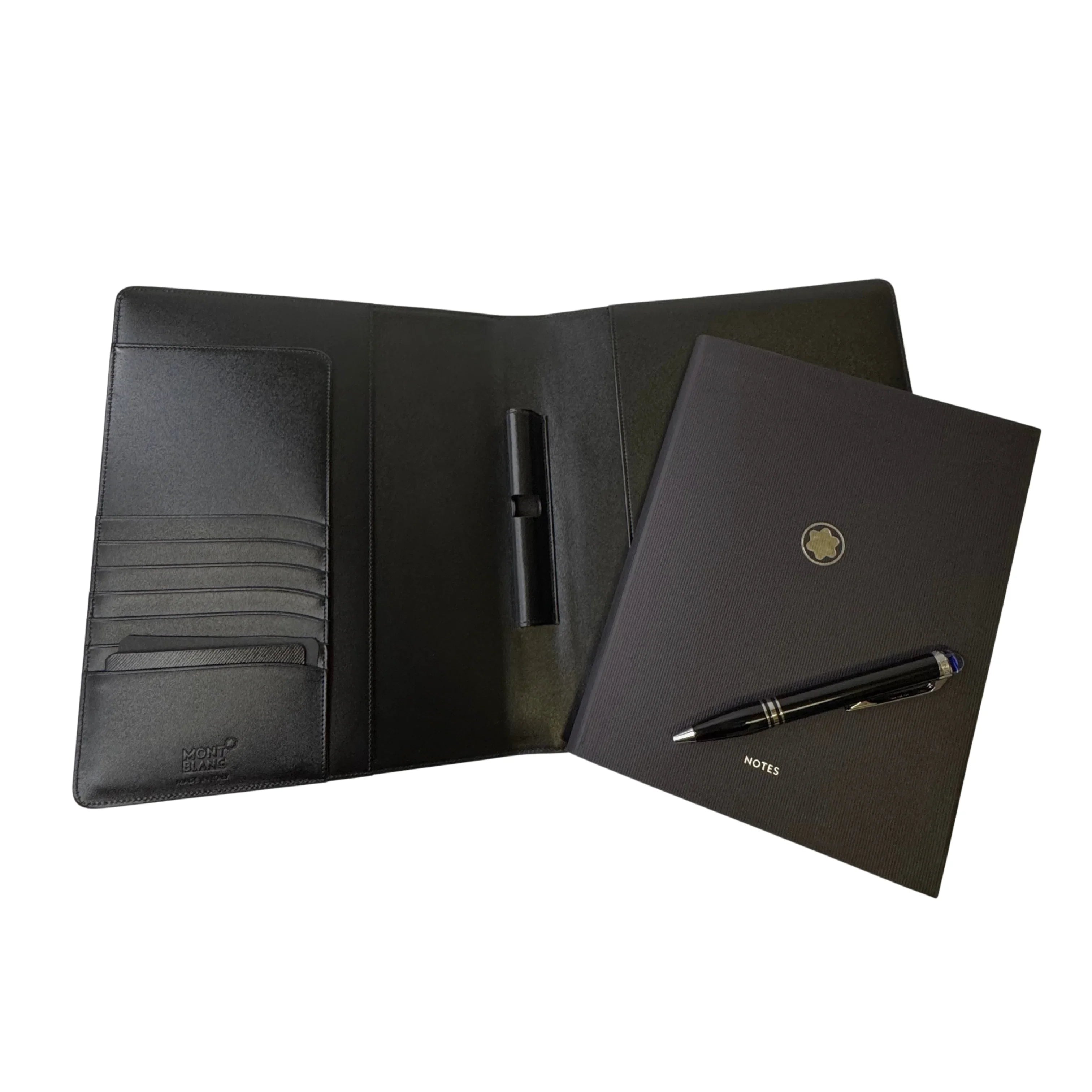 Montblanc Leather Notebook Diary and Ball pen set - Lost Designer