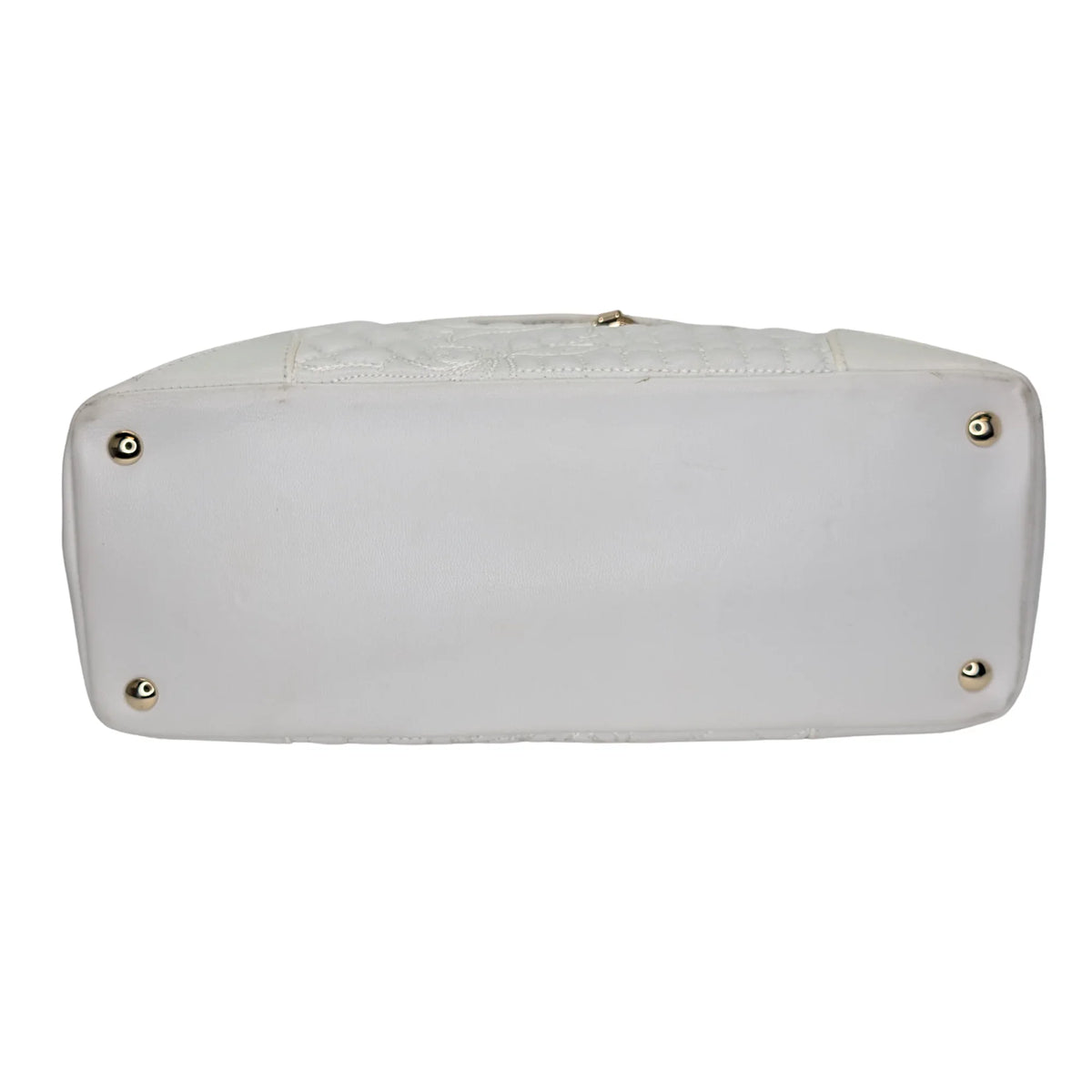 Versace Vanitas Barocco Handbag White - Lost Designer