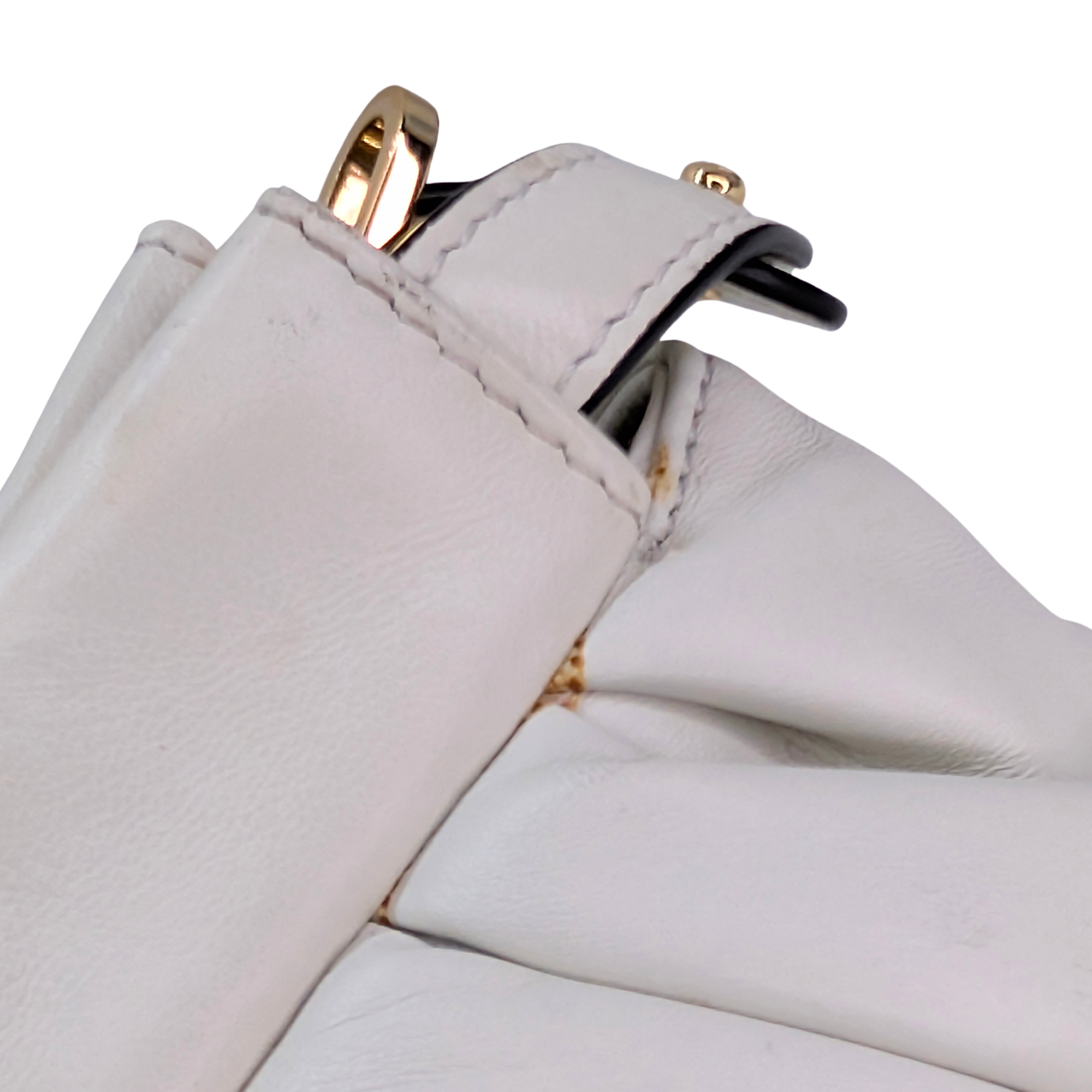 Fendi Peekaboo Click Handbag White