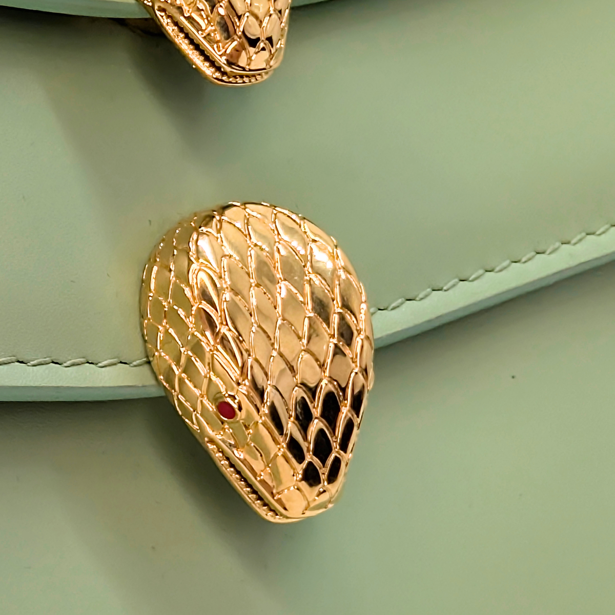 Bvlgari X Alexander Wang Serpenti Bag Sage Green