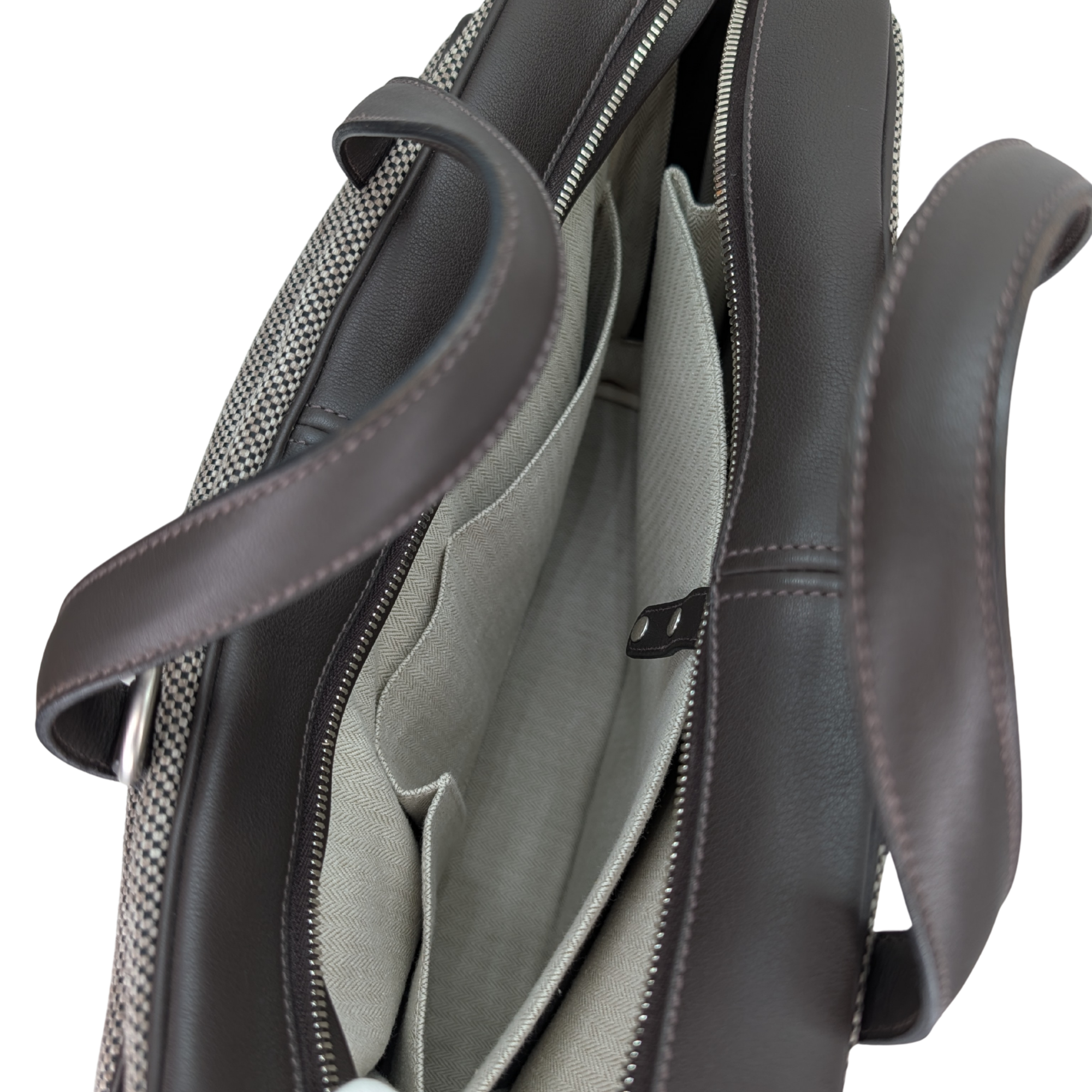 Hermes Caleche-Express Top Handle Bag Grey
