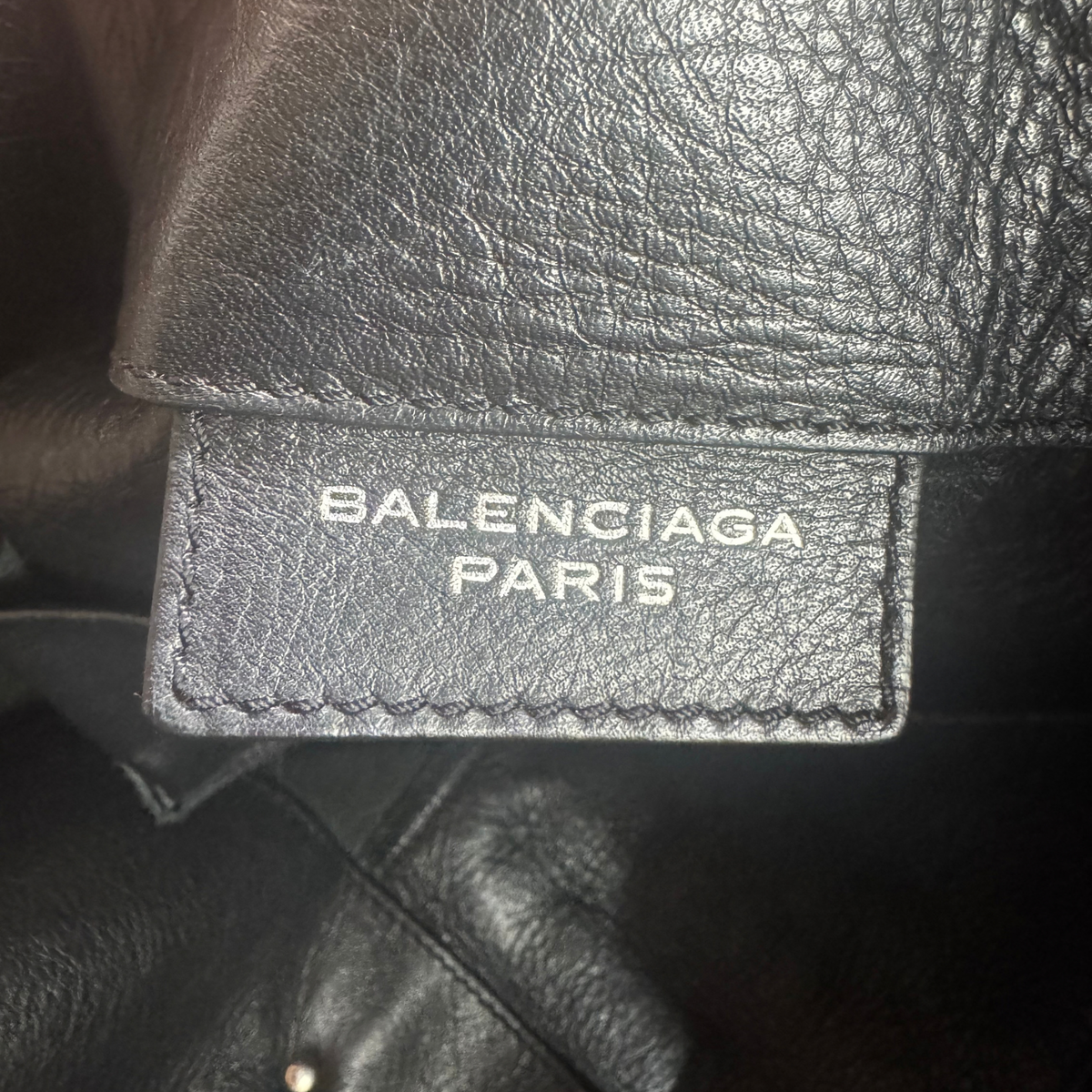Balenciaga Supple Calfskin Papier A4 Zip Around Large Tote Black