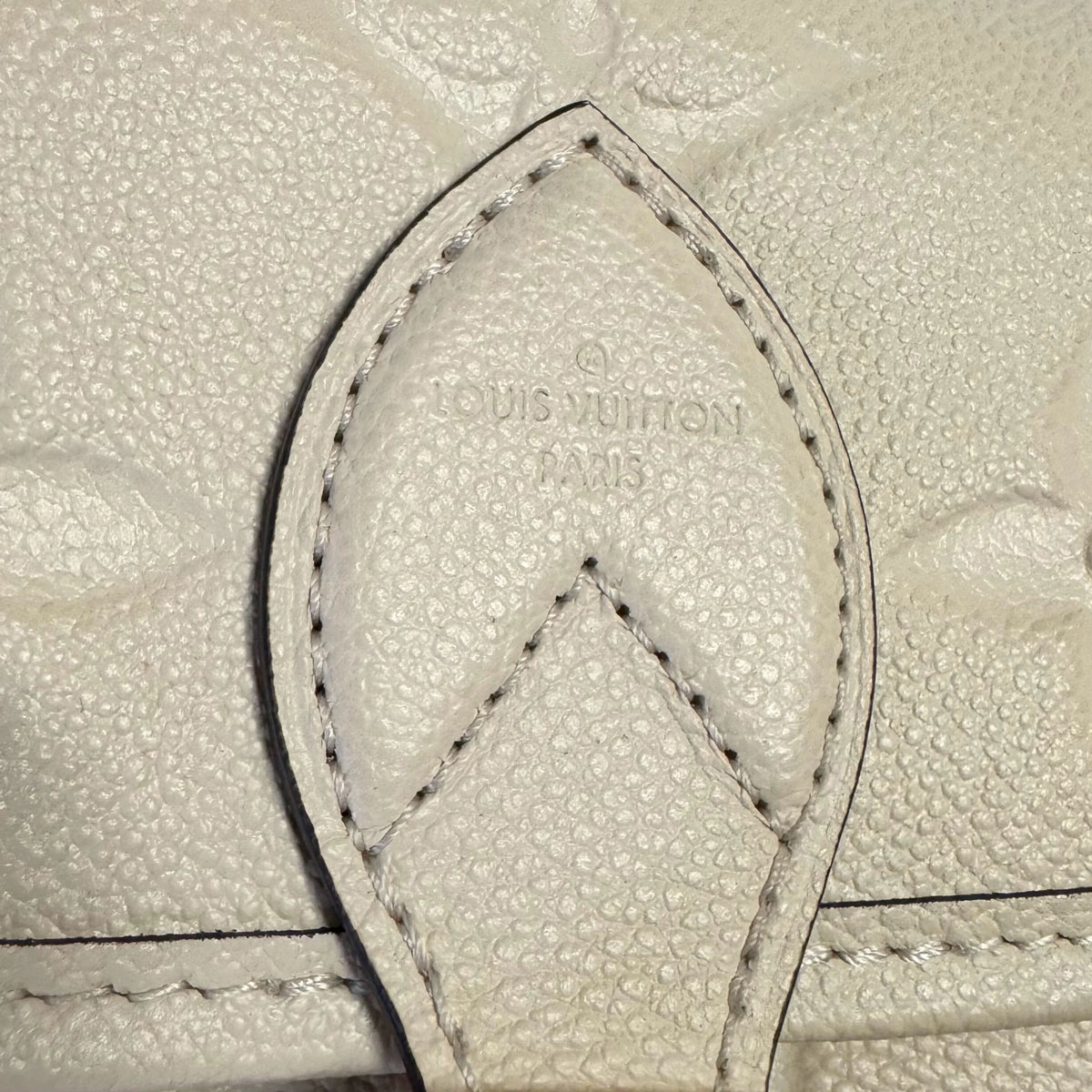 Louis Vuitton Giant Diane Monogram Leather Empreinte Shoulder Bag - Lost Designer